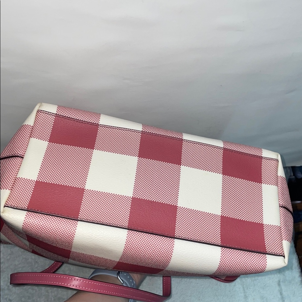 Coach ‘City’ Buffalo Plaid Print Zip Tote - Picture 4 of 10